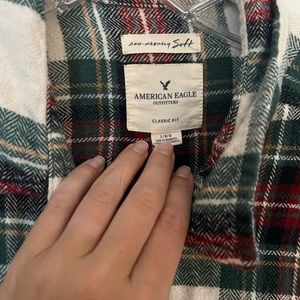 Oversized American eagle flannel